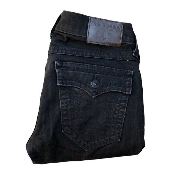TRUE religion jeans size 30 ROCCO relaxed skinny gray - Picture 1 of 12